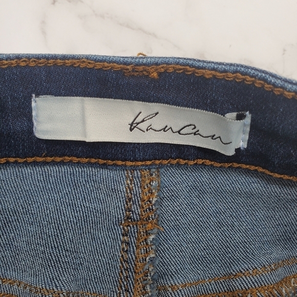 Kancan Denim Medium Wash Stretch Mini Jean Skirt Size 1/24 - Picture 8 of 10
